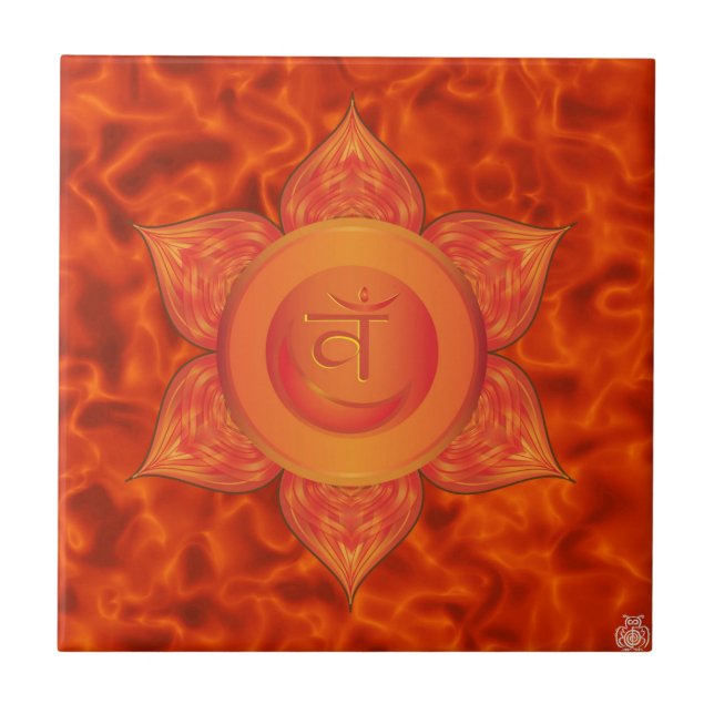 Azulejo sacral de Chakra (Frente)