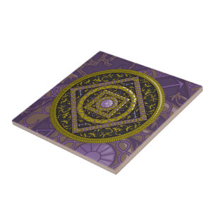 Azulejo Sagittarius Mandala