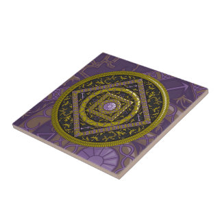 Azulejo Sagittarius Mandala