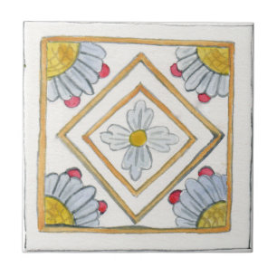 Azulejo SCT_P2-3 desenho tradicional siciliano