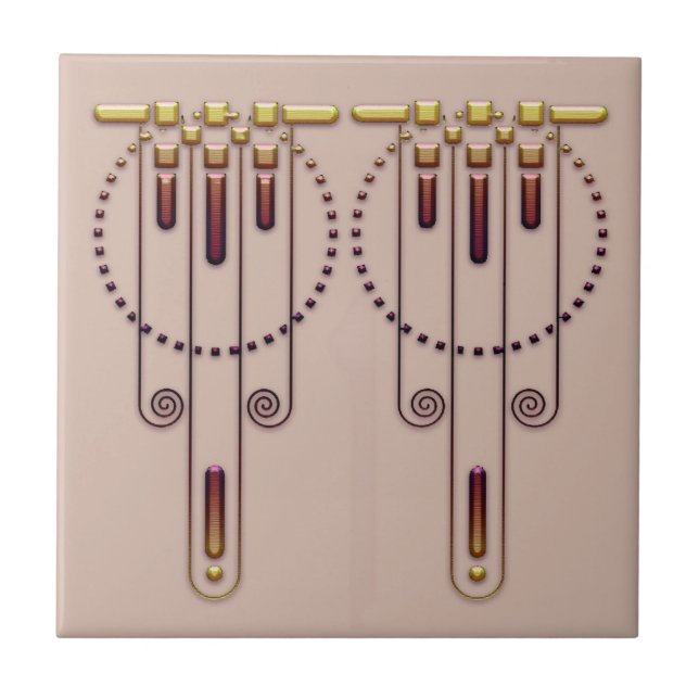 Azulejo "Shades of" Art Deco (Frente)