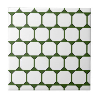 Azulejo Silvícola Verde-Cerâmica Pequeno (4,25" x