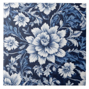 azulejo sinfonia flor cobalt