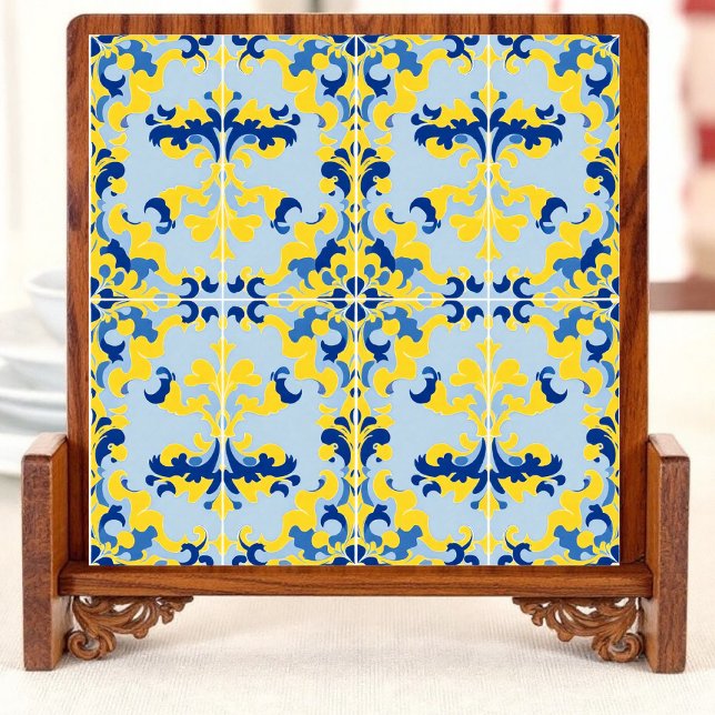 Azulejo Sunlit Blossom (Criador carregado)