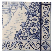 Azulejo Taj Mahal Mural Telha 6 de 6 Inferior Dire
