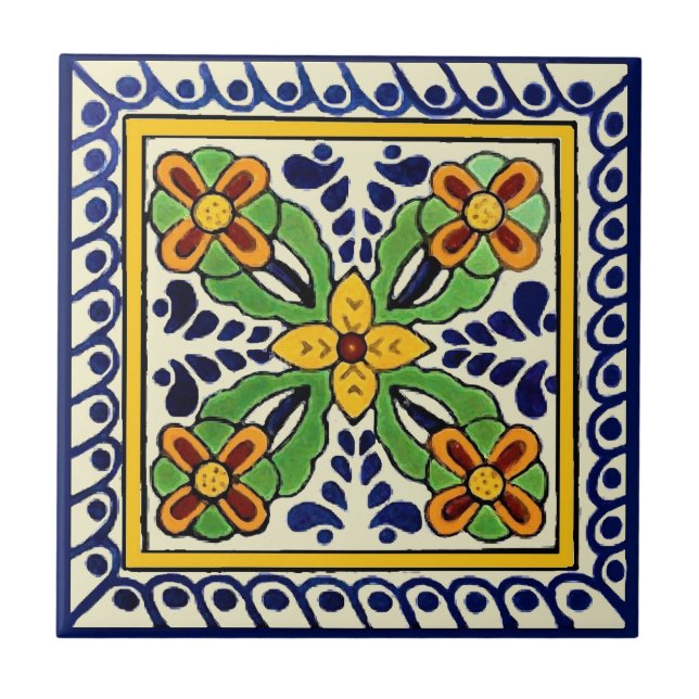 Azulejo Talavera (Frente)