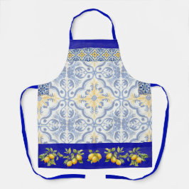 Azulejo Talavera bonito Todos Os Impressões Apron
