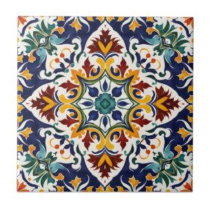 Azulejo Talavera - favores azuis do casamento medi