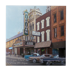 Azulejo - teatro Jackson Michigan de Michigan
