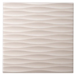 Azulejo têxtil cerâmico, de cor branca e castanha