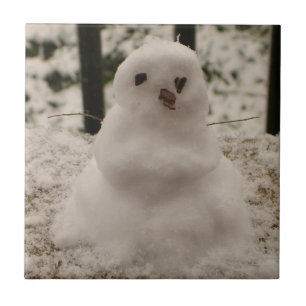 Azulejo Tiny Snowman