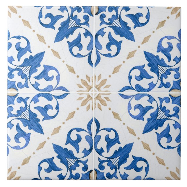 Azulejo tradicional português  (Frente)