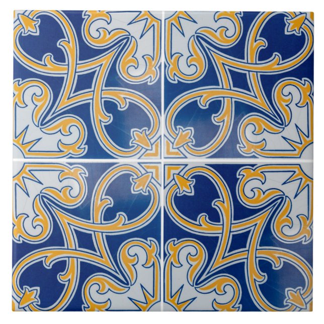 Azulejo tradicional português  (Frente)