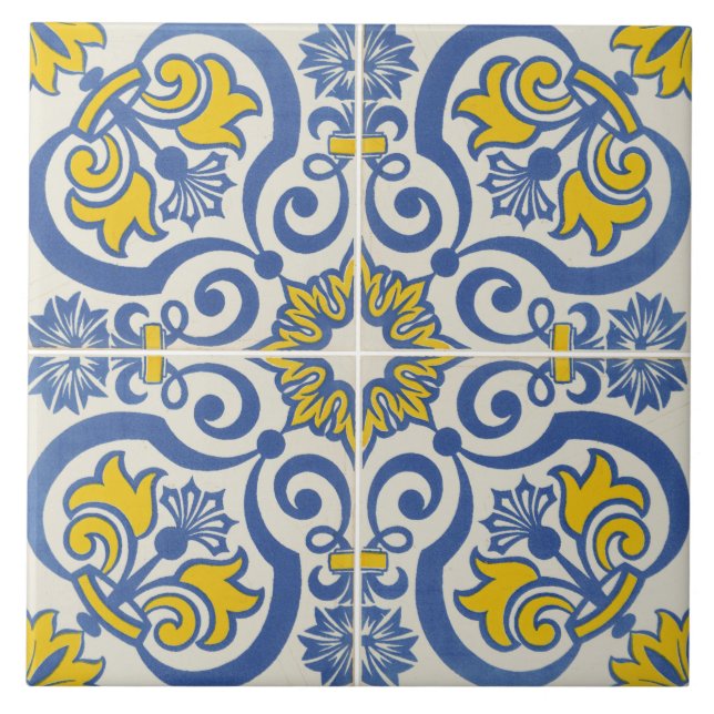 Azulejo tradicional português  (Frente)