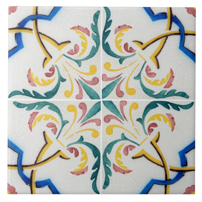 Azulejo tradicional português  (Frente)