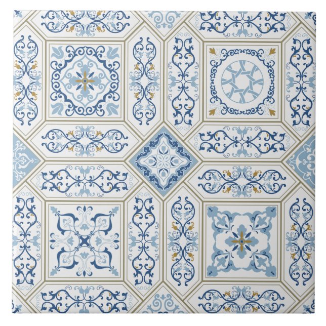 Azulejo tradicional Vintage Portugal (Frente)