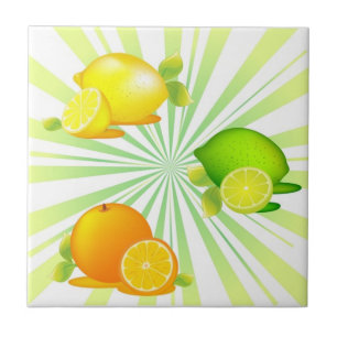 Azulejo Trivet-Citrus