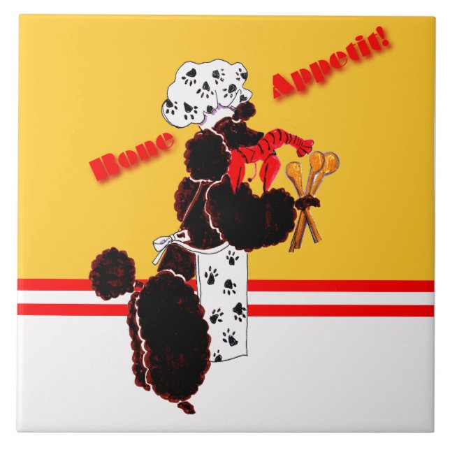 Azulejo Trivet de Appetit do osso dos anjos de (Frente)