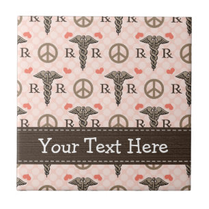 Azulejo Trivet do Caduceus da farmácia do amor da