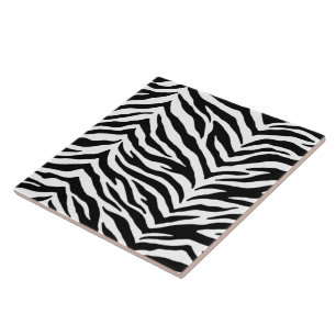 Azulejo Trivet - Impressão Zebra