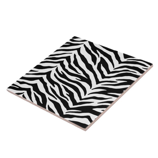 Azulejo Trivet - Impressão Zebra (Lateral)