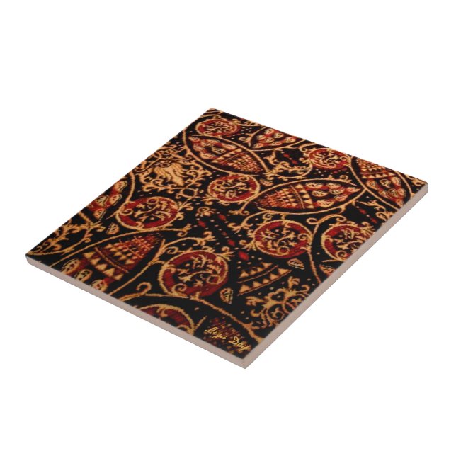 azulejo/Trivet 'Majestade' (Lateral)