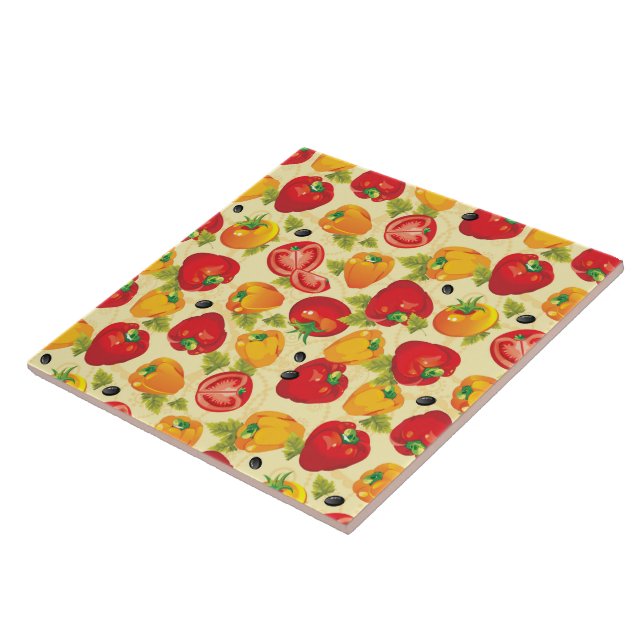 Azulejo Trivet-Vegetais (Lateral)