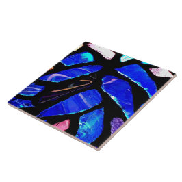 azulejo/Trivet 'Vidro Azul'