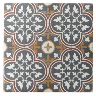 Azulejo - Tulipas Brancas Art Nouveau