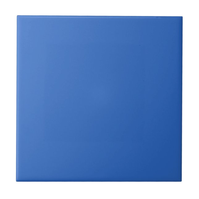 Azulejo Verdadeiro de Cor Sólido Azul (Frente)