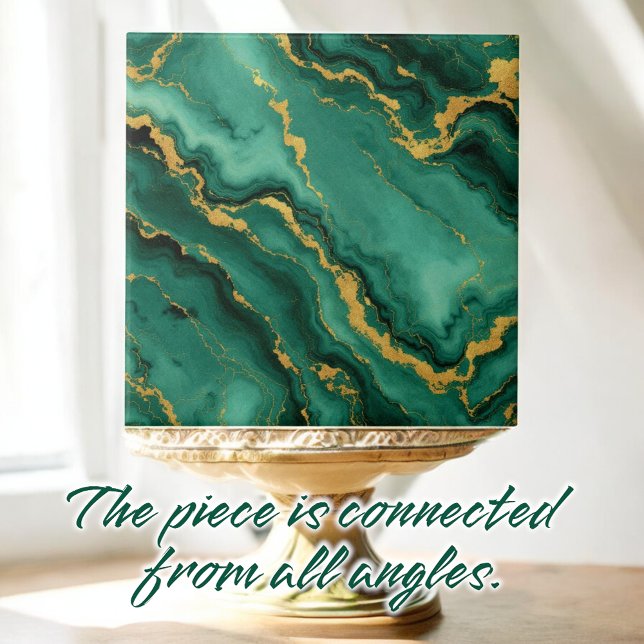 Azulejo Verdant Luxe Marble (Criador carregado)