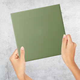 Azulejo Verde de cor sólida Avocado