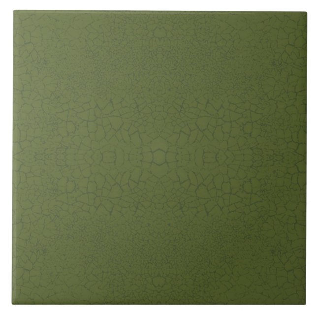 Azulejo Verde de Vidraça de Crack Repro Faux (Frente)