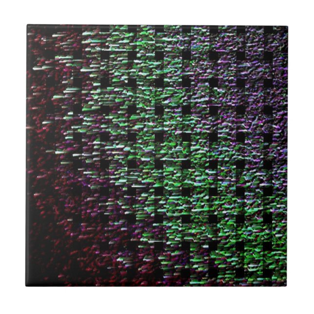 Azulejo Verde Roxo Metálico (Frente)