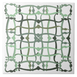 Azulejo verde sage do campo francês
