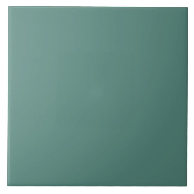 Azulejo verde sage escuro azul-turquesa minimalist (Frente)