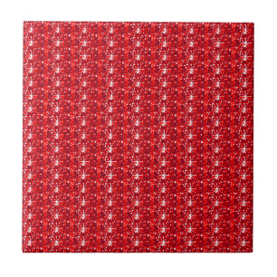 Azulejo vermelho brilhante
