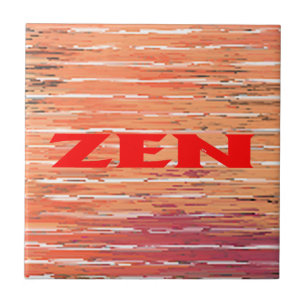 Azulejo vermelho Zen