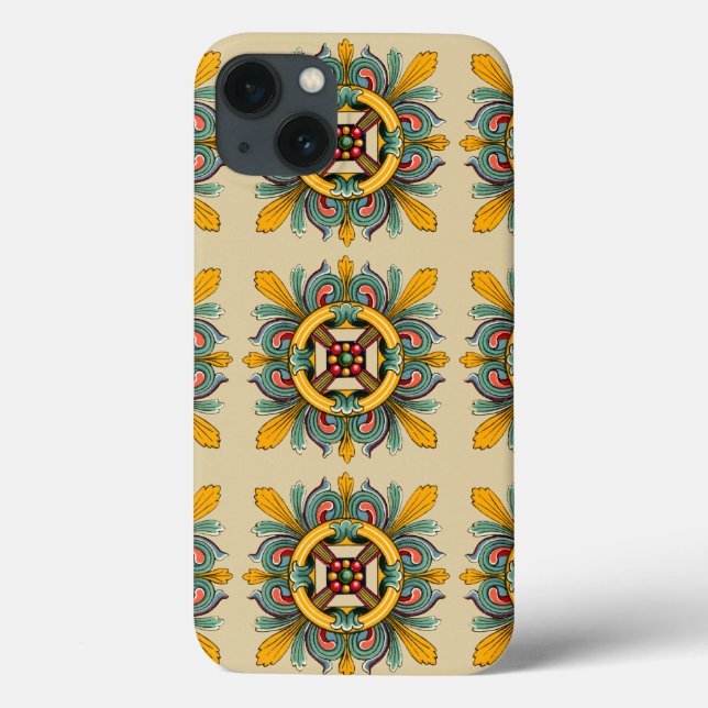 Azulejo vitoriano de cera de abelhas (Verso)