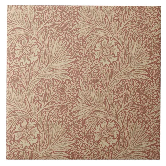 Azulejo William Morris Marigold Repro Arts & Artes (Frente)