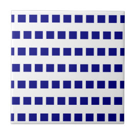 Azulejo Xadrez Azul e Branco