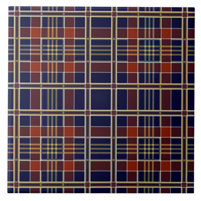 azulejo xadrez escocês (Frente)