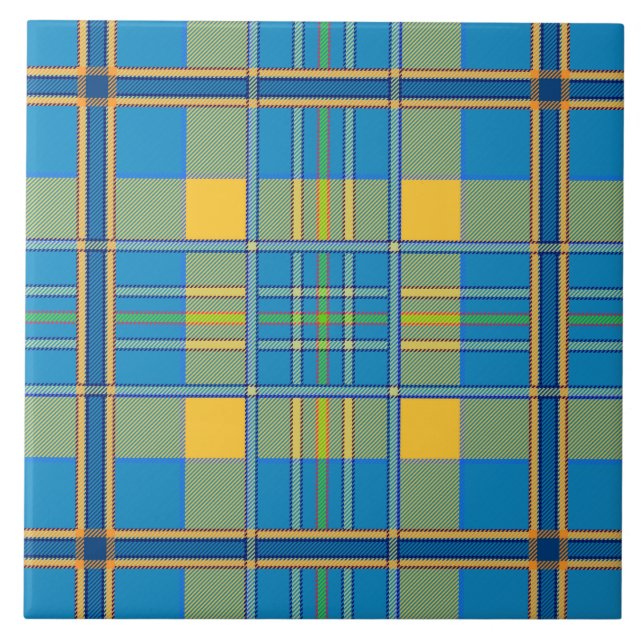 azulejo xadrez escocês tartan (Frente)