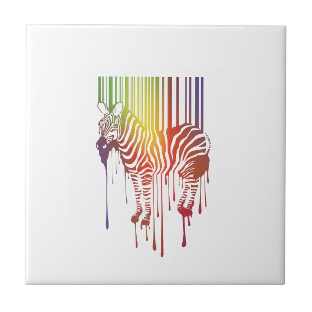 azulejo-zebra abstrato (Frente)