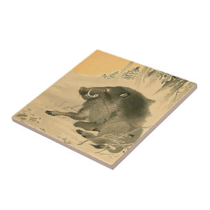 Azulejo Zodiodítico de Ano Zodiano de Pintura de C