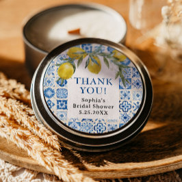 Azulejos Adesivos Limão Mediterrâneo Azul