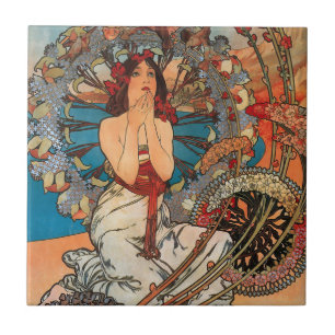 Azulejos Alphonse Mucha Art Nouveau
