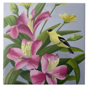 Azulejos americanos da arte do Goldfinch