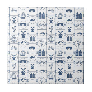Azulejos azuis holandeses