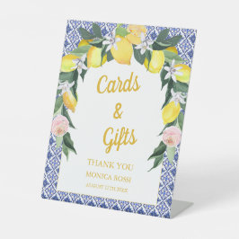 Azulejos Azuis Italianos Cartões de Chá de panela-